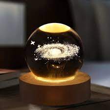 3D moon crystal ball